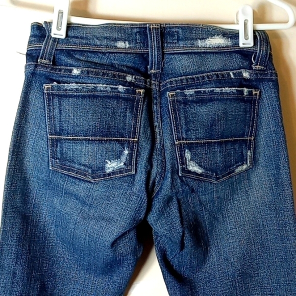 VINTAGE💥 KANCAN JEANS - WOMAN'S DISTRESSED MED BL - Picture 6 of 8